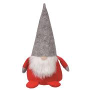 Фигурка новогодняя, 25*15*12,5 см, Леприкон, текстильный, цвет красный
