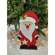 Новогодняя фигура из фетра Санта, 46,5*27,5*6 см "House of Seasons"