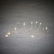 Гирлянда-струна «Luca Lighting» 1 м, 10led, классический белый, лит. батарейки 2хCR2032