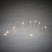 Гирлянда-струна «Luca Lighting» 2 м, 20led, классический белый, 2АА