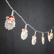 Гирлянда-струна "Санта", "Luca Lighting", 1,2 м, 10 LED теплый белый