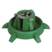Подставка для елки Jumi 48,5х48,5х16 см, пластик, круглая, зеленая