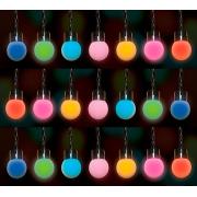 Гирлянда "Шарики", "Luca Lighting", 7,9 м, 50 LED, цветная мерцающая