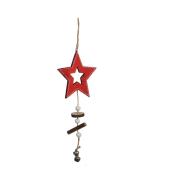 Украшение декоративное, Подвеска новогодняя, Звезда, в асс. 32 см, House of Seasons