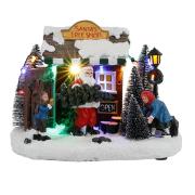 Украшение декоративное "Елочная ярмарка" 21*14*15 см, Luville Collectables, Санта TREE SHOP