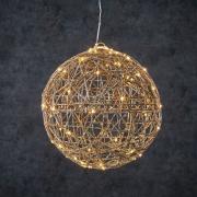 Шар декоративный шампань, 33 см, 80 led "Luca Lighting"