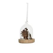 Украшение декоративное, Птичка в снегу в ассорт. 8 см, House of Seasons