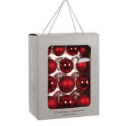 Елочные шарики 26 шт., "House of Seasons" комплект, цвет красный