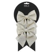 Бант декоративный перламутровый Mica Decorations 13 см, 2 шт