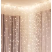 Гирлянда электрическая Chomik «Штора», 150 LED теплый белый, 3x1,5м, USB, с пультом, от сети
