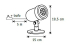 Проектор LED на 12 карточек, "Luca", холодный белый