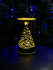Светильник декоративный стеклянный "Luca Lighting", led 15, 9*15 см, черный, елочка, 3АА