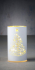 Светильник декоративный стеклянный "Luca Lighting", led 15, 9*15 см, белый, елочка, 3АА