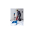 Лопата снегоуборочная Prosperplast Alpin 1A, 41х132 см, ковш пластик, ручка дерево