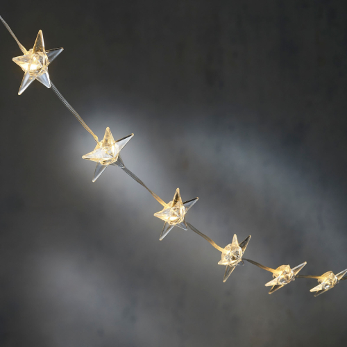 Гирлянда-струна «Звезда», «Luca Lighting», 1,3 м, 10 LED теплый белый