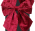 Бант декоративный красный велюр Mica Decorations 13 см, 2 шт