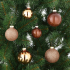 Елочные стеклянные шары Mica Decorations компл. 26 шт, Ø 7/6/5 см, шоколад