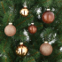 Елочные стеклянные шары Mica Decorations компл. 42 шт, Ø 7/6/5 см, шоколад
