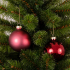 Елочные стеклянные шары Mica Decorations компл. 10 шт, Ø 6 см, вишневые