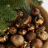 Елочные пластиковые шары и украшения Mica Decorations компл. 60 шт, Ø 7/6 см, шоколад