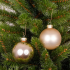 Елочные стеклянные шары Mica Decorations компл. 10 шт, Ø 6 см, золотые