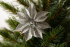 Цветок декоративный Jumi "Пуансеттия, 8,5 см, комплект 3 шт, серебристые