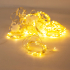 Гирлянда электрическая Chomik «Штора», 150 LED теплый белый, 3x1,5м, USB, с пультом, от сети