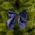 Бант декоративный Mica Decorations 13 см, 2 шт, синие