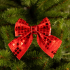 Бант декоративный Mica Decorations 13 см, 2 шт, красный