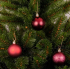 Елочные пластиковые шары Mica Decorations комплект 27 шт, Ø 6 см, вишневые