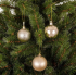 Елочные пластиковые шары Mica Decorations комплект 27 шт, Ø 8 см, шампань
