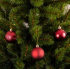 Елочные пластиковые шары Mica Decorations комплект 27 шт, Ø 8 см, вишневые