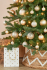 Елочные пластиковые шары Mica Decorations комплект 46 шт, Ø 4/6/8 см, кремовые