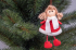 Подвеска новогодняя "Фея" Jumi, текстиль 15 см, красная с белым