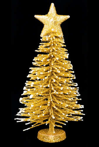 Украшение декоративное Елка в асс. 12 см, House of Seasons, цвет золотистый 8718861620580GOLD