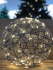Шар декоративный серебряный, 33 см, 80 led "Luca Lighting"