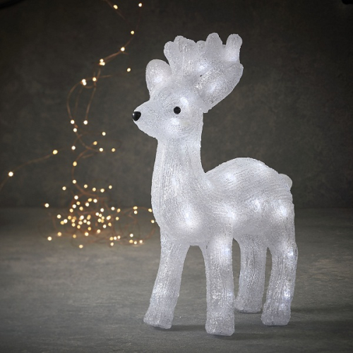 Фигура светодиодная "Олень 45 см", акриловая, 40 led "Luca Lighting"