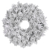 Венок ø 60 см. декоративный Dinsmore Frosted зеленый со снегом