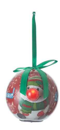 Украшение декоративное Шар LED, 8 см, House of Seasons, цвет зеленый