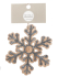 Украшение декоративное деревянное, Снежинка, в асс. 10 см, House of Seasons